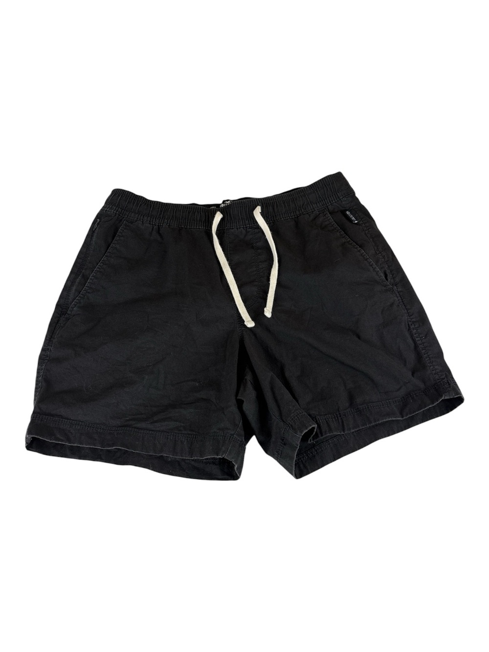 Hollister California Men's black Drawstring jogger Shorts epic flex S
